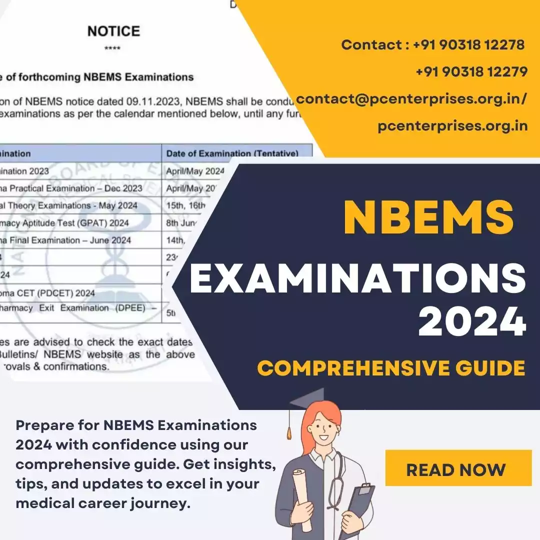 Prepare NBEMS Examinations 2024 your comprehensive guide