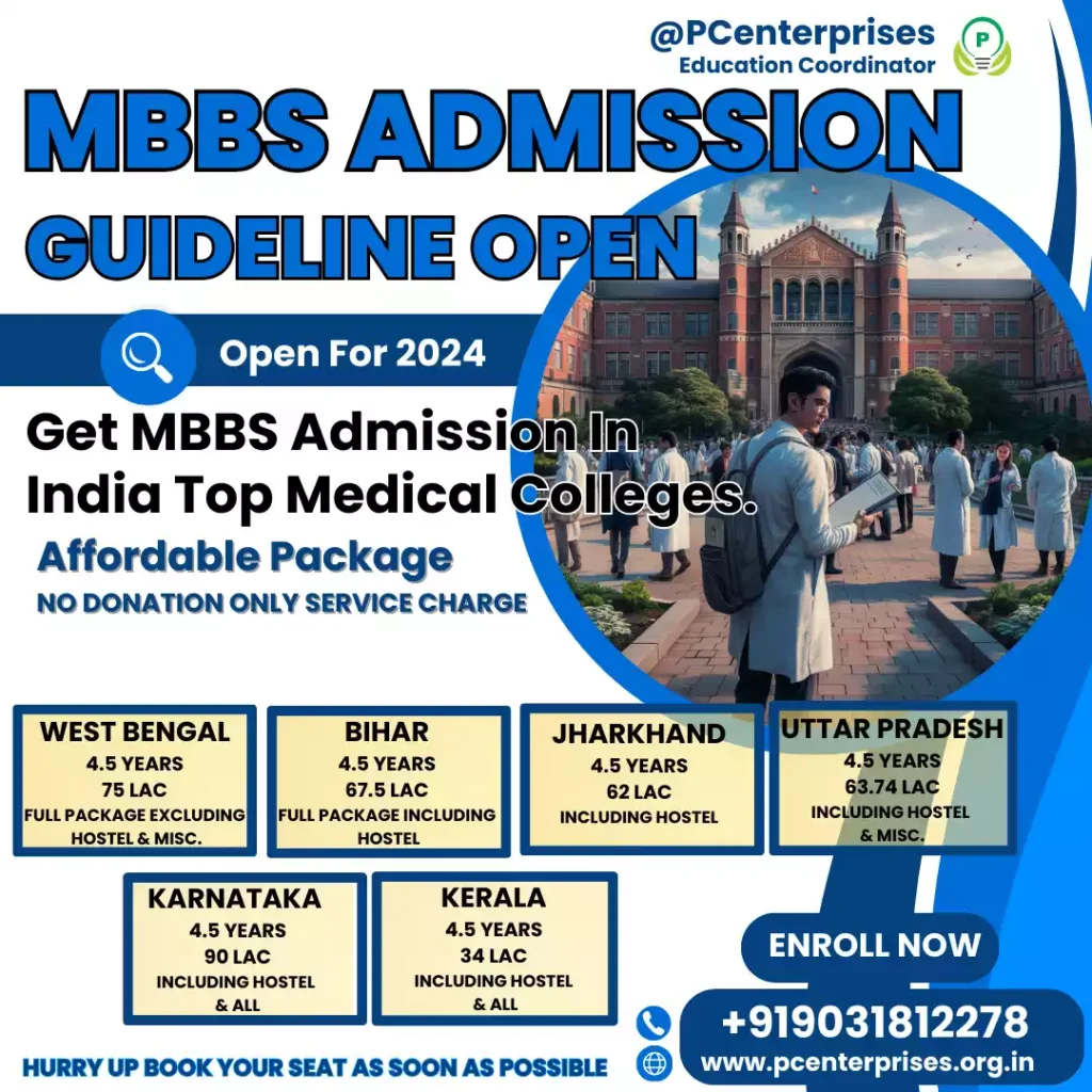 MBBS Admission Guideline 2024 PC Enterprises